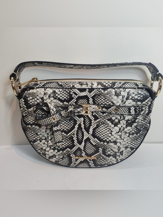 Michael Kors Handbags - Michael Kors Emilia Half Moon Animal Print